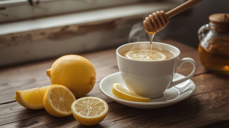Teh Madu Lemon Hangat