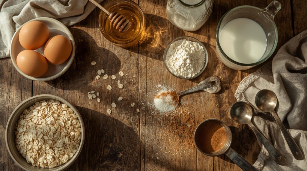 Pancake Oat Madu Tanpa Gula