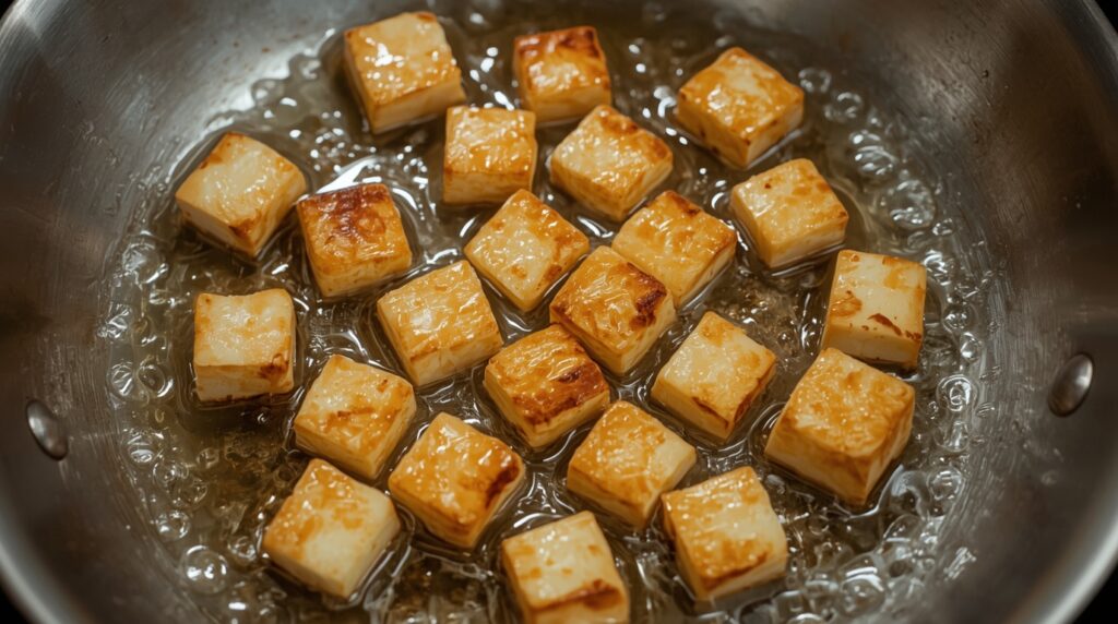 Tahu Goreng Saus Madu Wijen
