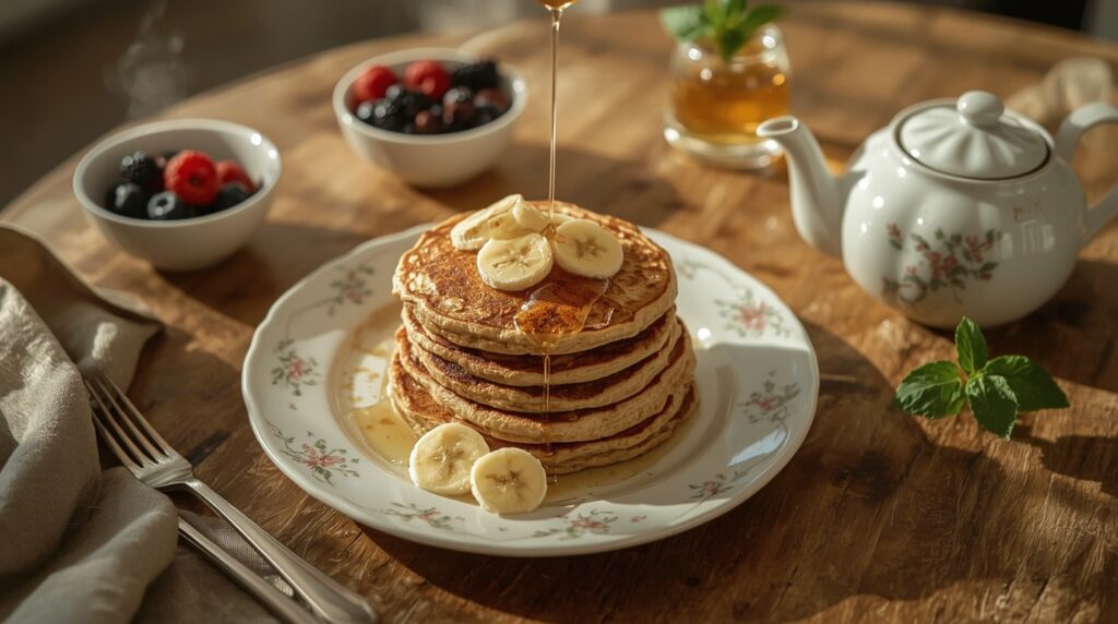 Pancake Oat Madu Tanpa Gula
