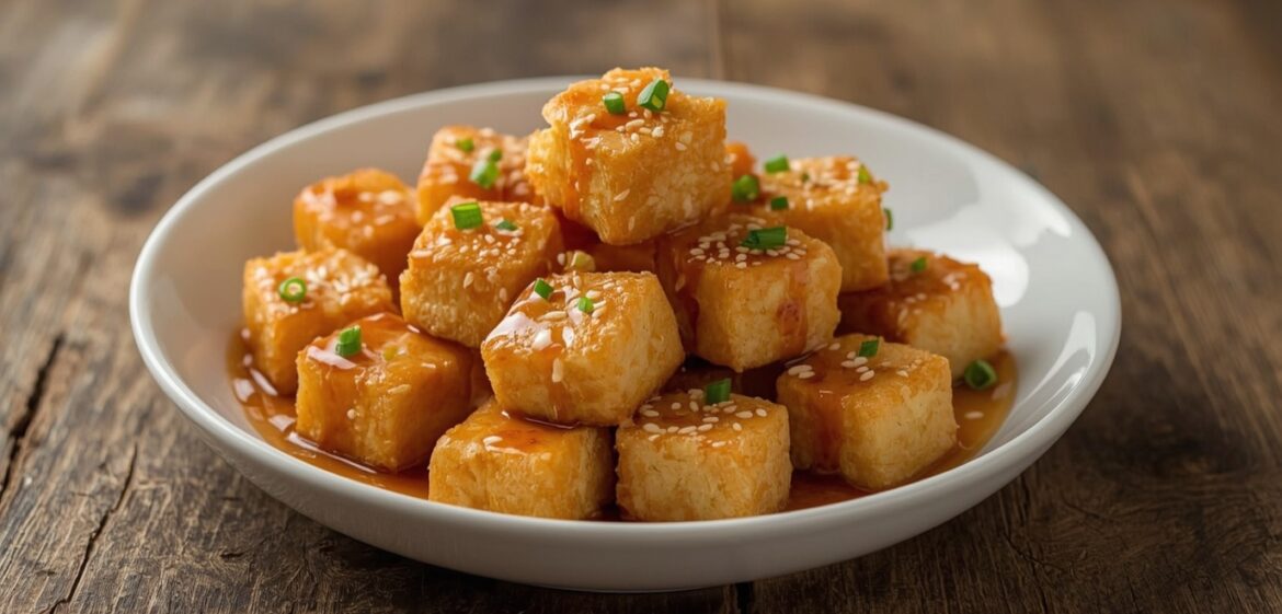 Tahu Goreng Saus Madu Wijen