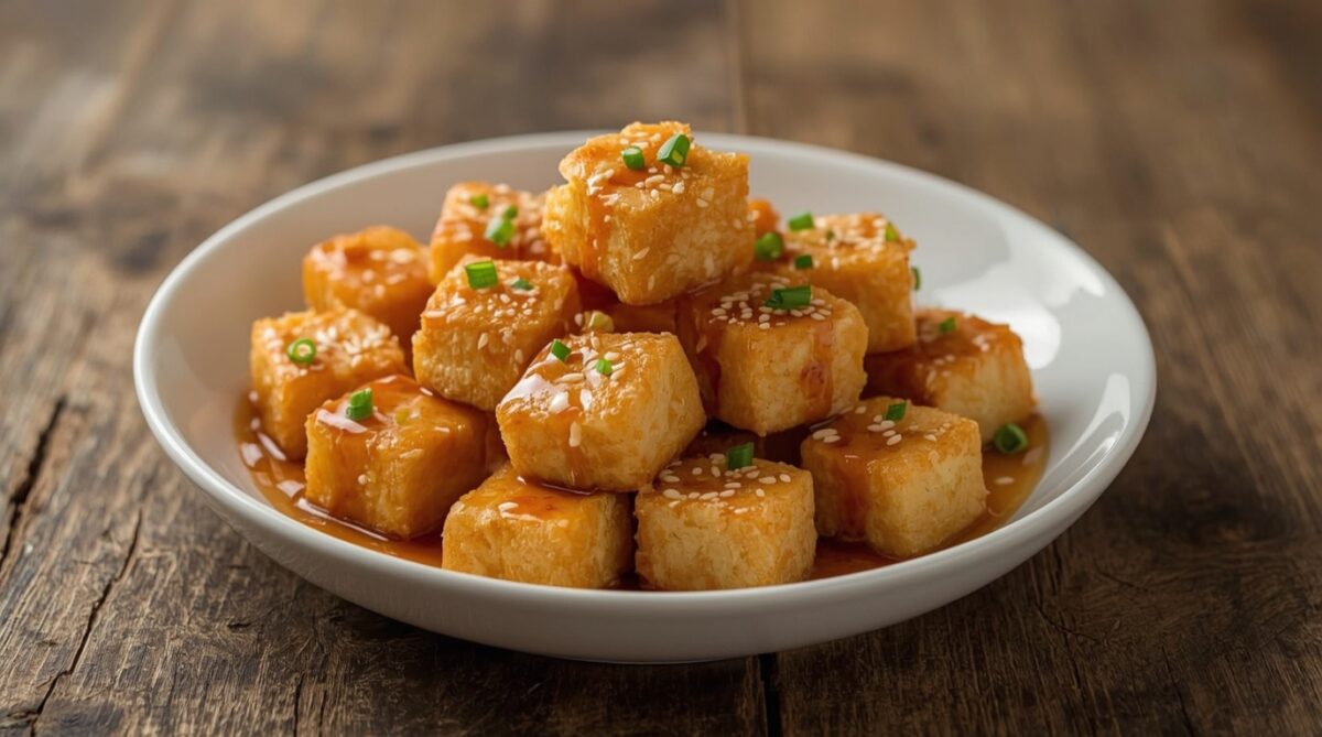 Tahu Goreng Saus Madu Wijen